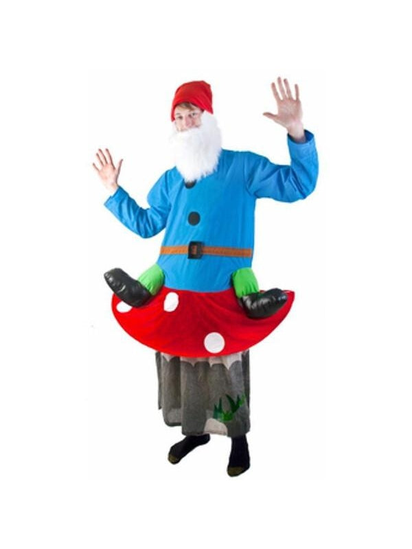 Adult Gnome Mushroom Costume-COSTUMEISH