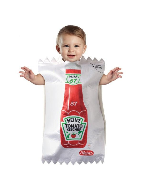 Infant Ketchup Packet Costume-COSTUMEISH