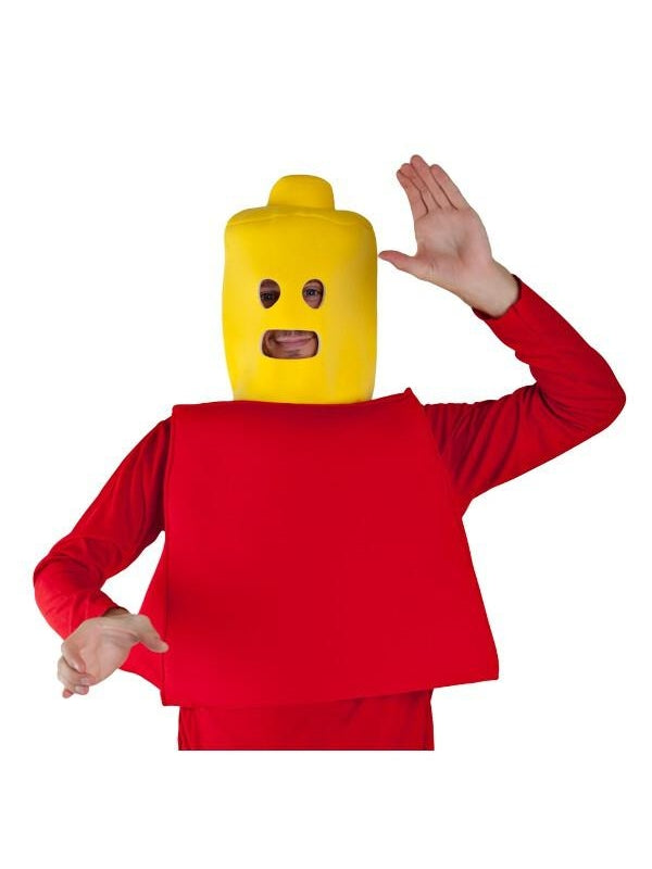 Adult Building Block Man Costume-COSTUMEISH