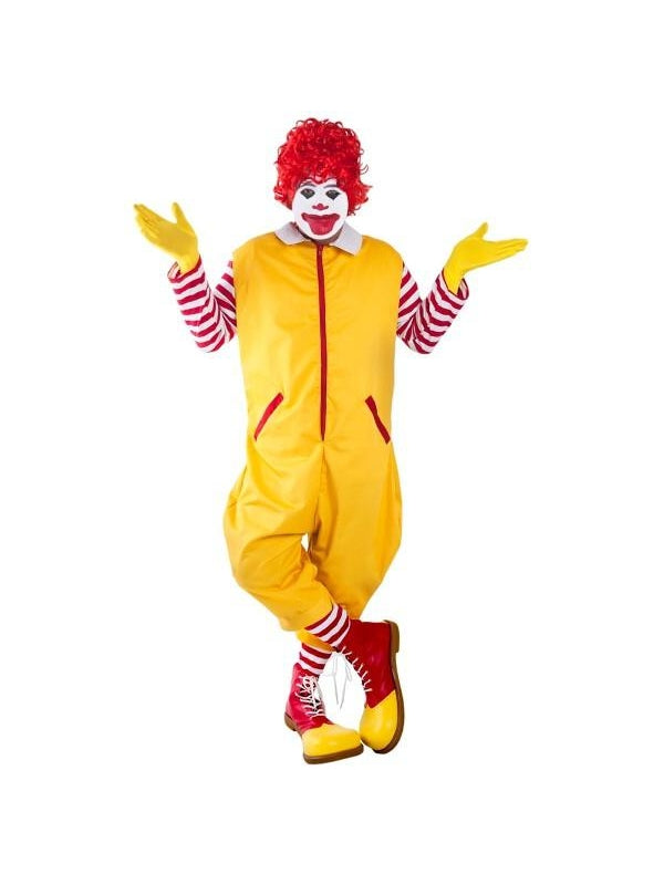 Adult Ronald the Clown Costume-COSTUMEISH