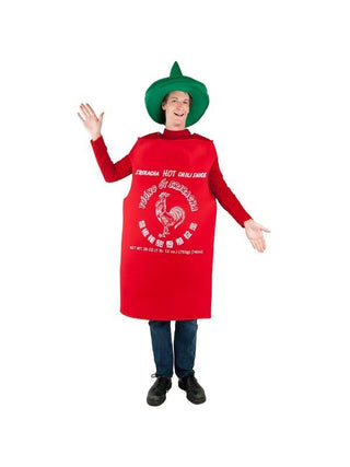 Adult Sriracha Sauce Costume-COSTUMEISH