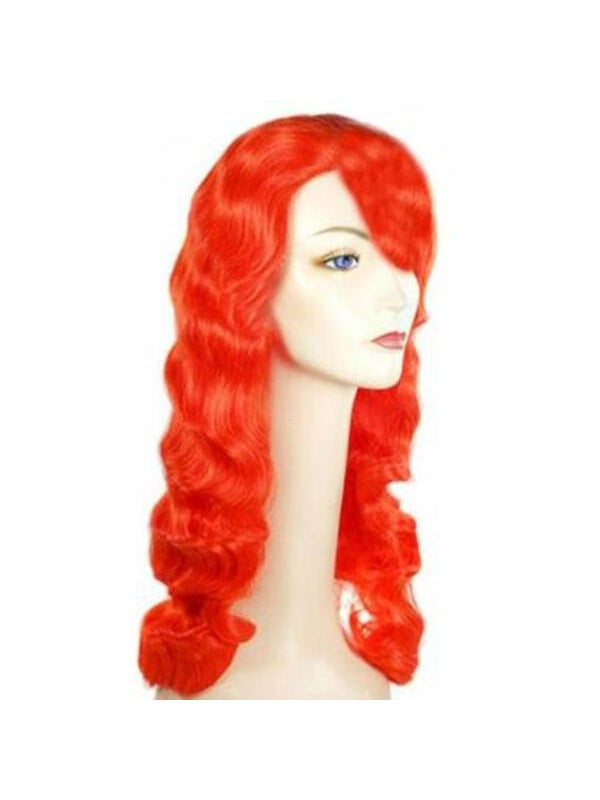Women's Red Cartoon Sinsation Costume Wig-COSTUMEISH