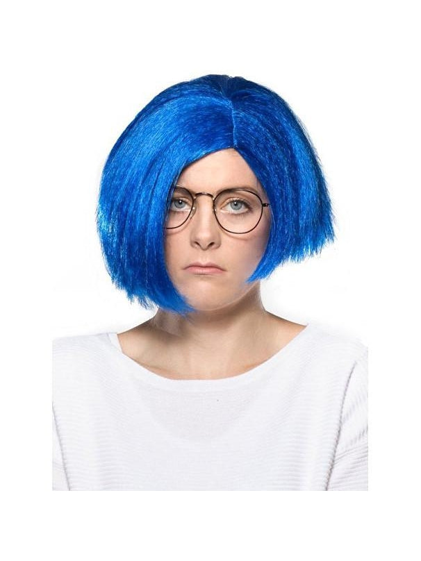 Women's Blue Sadness Short Hair Wig-COSTUMEISH