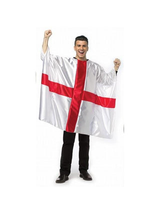 Adult England Flag Tunic Costume-COSTUMEISH