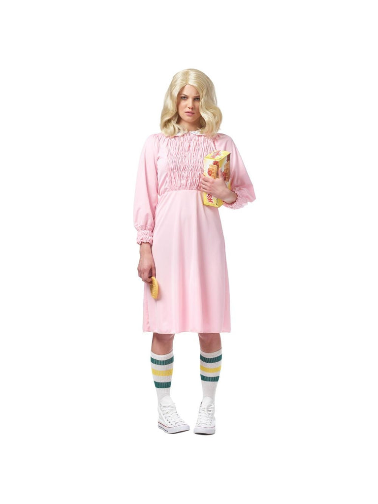Women's Strange Girl Pink Costume Dress-COSTUMEISH