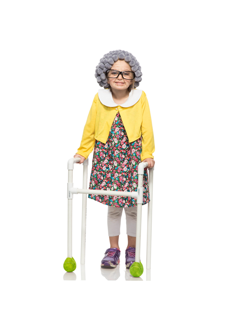 Toddler Old Granny Costume-COSTUMEISH