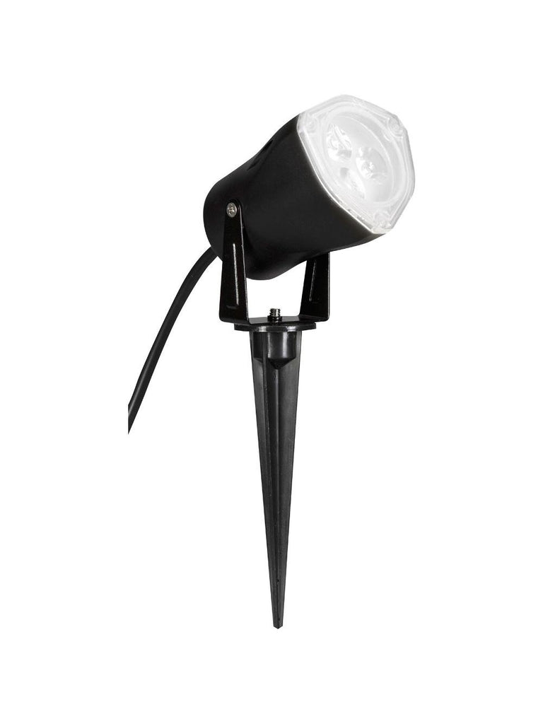 White Outdoor LED Strobing Spot Light w/Switch-COSTUMEISH