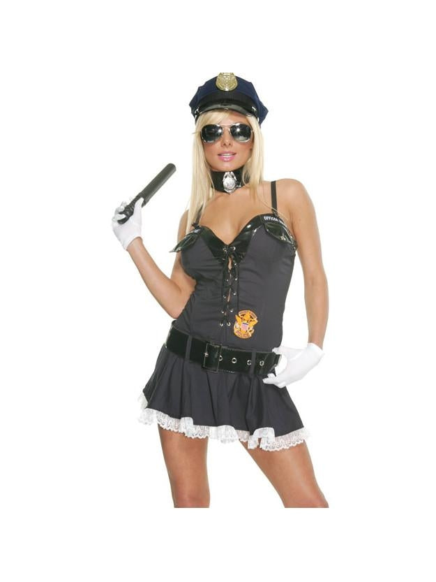 Adult Sexy Cop Lady Costume-COSTUMEISH