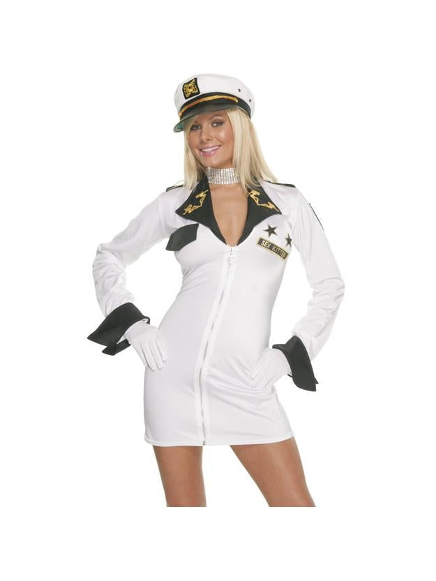 Adult Sexy Navy Girl Costume-COSTUMEISH