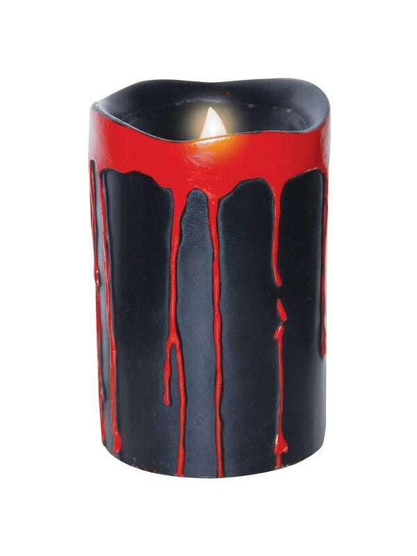 2 Piece Black Blood Dripping Candles-COSTUMEISH
