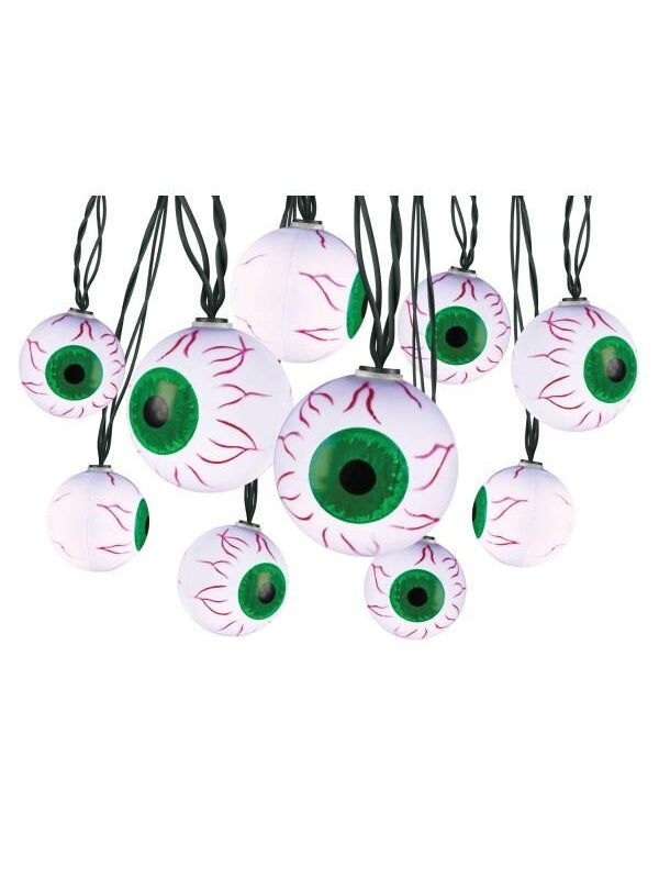 Spooky Halloween Eyeball String Lights-COSTUMEISH